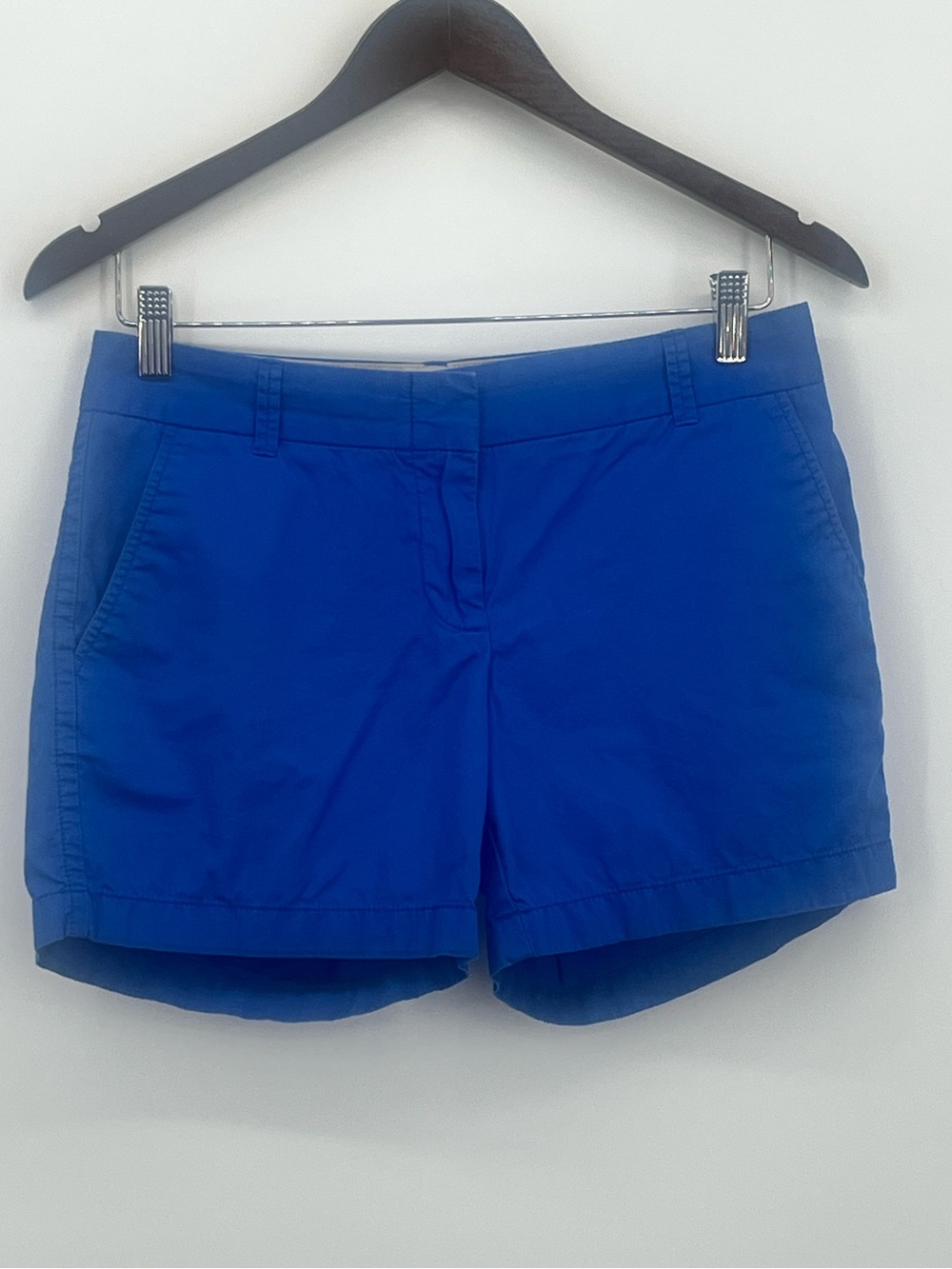 J.Crew Factory bright blue shorts. Size 2 5" inseam. Gently worn.